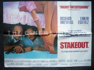 A poster for Stakeout 