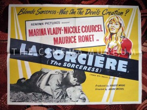 A poster for La Sorciere