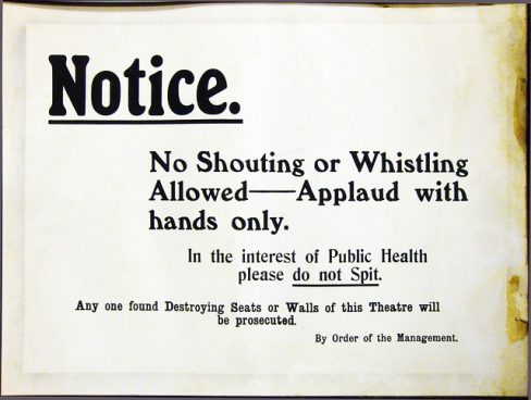 Cinema notice